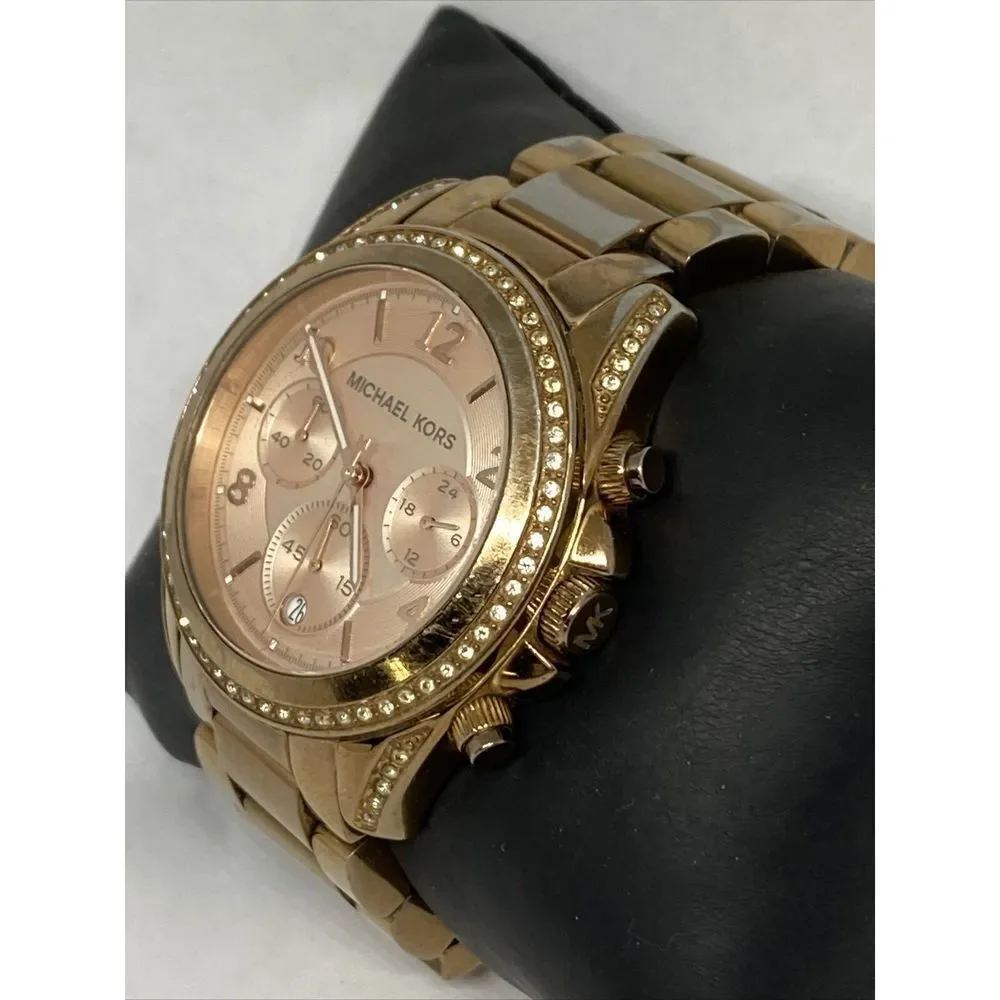 Michael Kors MK5263 Women's Gold Stainless Steel Analog Dial Quartz Watch HK1037